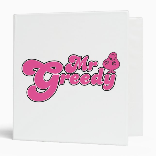Mr. Greedy Standing Around Binder (Front/Inside)