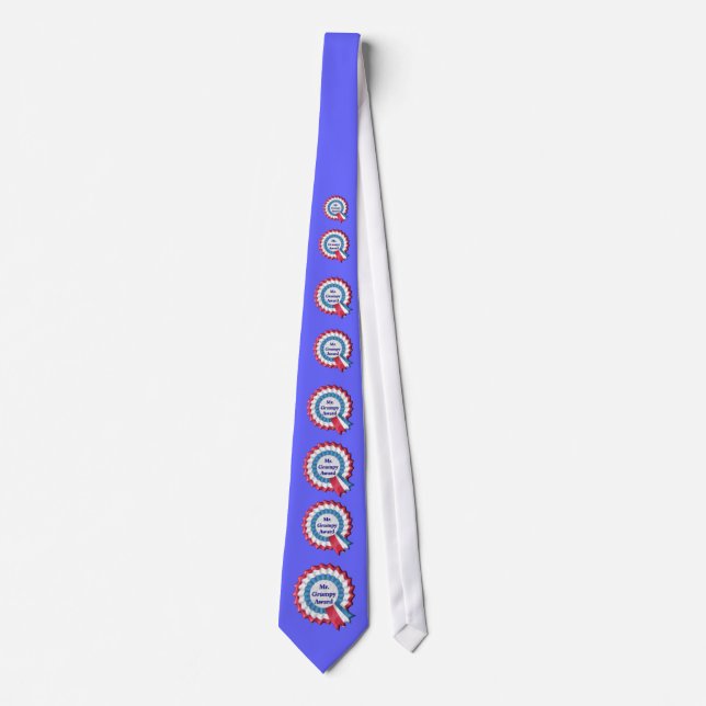 Mr. Grumpy Award Tie (Front)