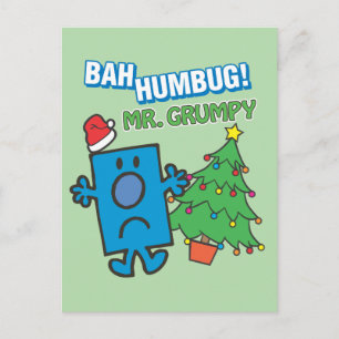 Mr. Grumpy   Bah Humbug Postcard