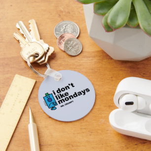 Mr. Grumpy Does Not Like Monday Keychain