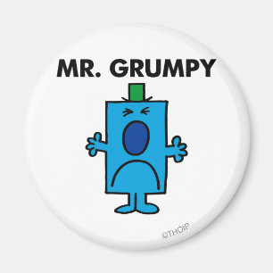 Mr. Grumpy   Frowning Face Magnet