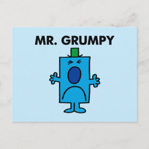 Mr. Grumpy   Frowning Face Postcard