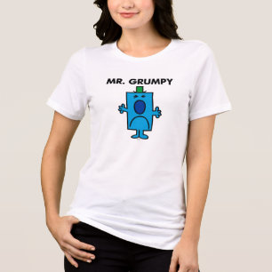 Mr. Grumpy Frowning Face Tri-Blend Shirt