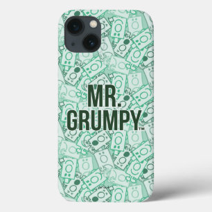 Mr Grumpy Green Name and Character Toss Pattern iPhone 13 Case