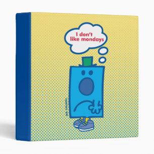 Mr Grumpy   I Don't Like Mondays Thought Bubble Binder