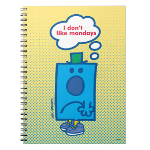 Mr Grumpy   I Don't Like Mondays Thought Bubble Notebook