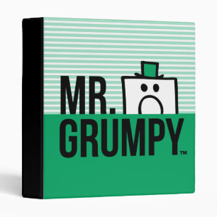 Mr Grumpy Peeking Head Over Name Binder