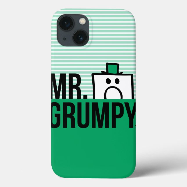 Mr Grumpy | Peeking Head Over Name Case-Mate iPhone Case (Back)