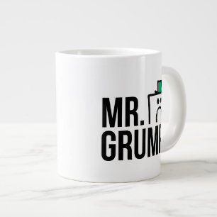 Mr Grumpy   Peeking Head Over Name Large Coffee Mug