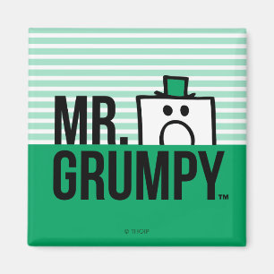 Mr Grumpy   Peeking Head Over Name Magnet