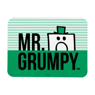 Mr Grumpy   Peeking Head Over Name Magnet