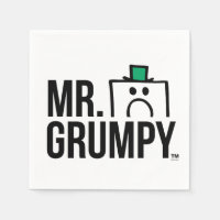 Mr Grumpy | Peeking Head Over Name