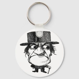 Mr Grumpyhead Keychain