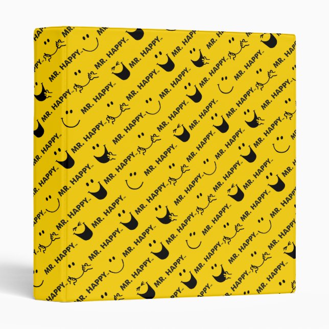 Mr Happy | All Smiles Pattern Binder (Front/Spine)