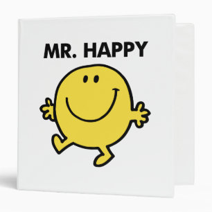 Mr. Happy   Dancing & Smiling Binder