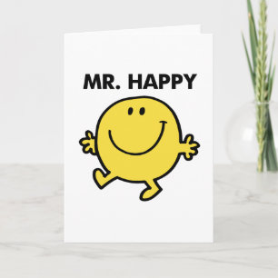 Mr. Happy   Dancing & Smiling Card