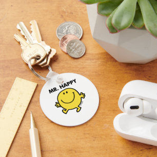 Mr. Happy   Dancing & Smiling Keychain