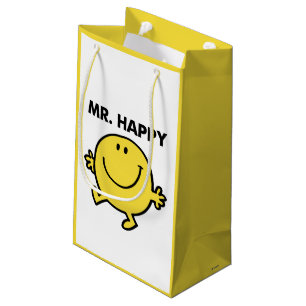 Mr. Happy   Dancing & Smiling Small Gift Bag