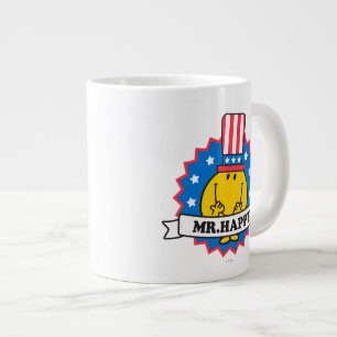 Mr. Happy Election Seal Large Coffee Mug