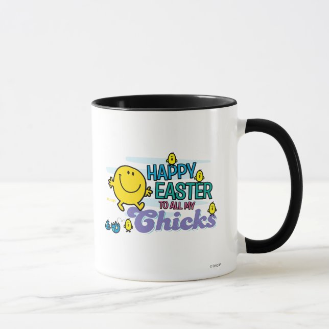 Mr. Happy | Happy Easter To All My Chicks Mug (Right)
