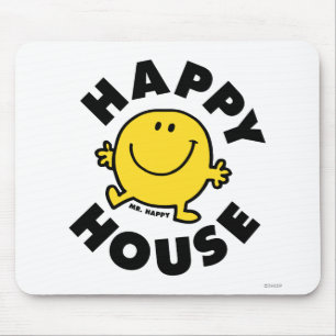 Mr. Happy Happy House Mouse Pad