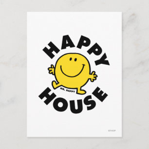 Mr. Happy Happy House Postcard