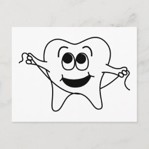 Mr. Happy Tooth Postcard
