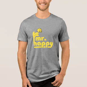 Mr. Happy   Water Fountain Tri-Blend Shirt