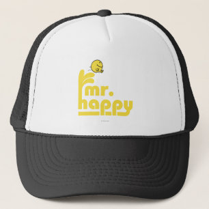 Mr. Happy   Water Fountain Trucker Hat
