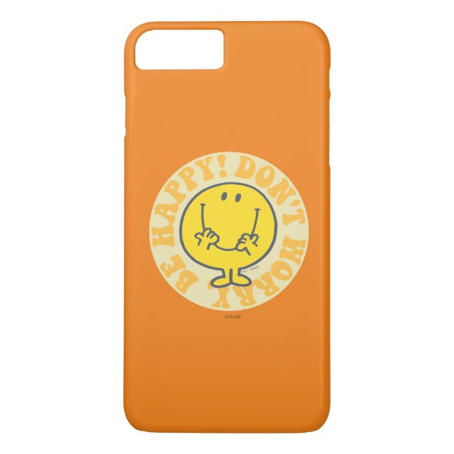 Mr. Happy's Happy Motto Case-Mate iPhone Case (Back)