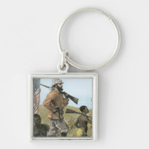 Mr. Henry Morton Stanley (1841-1904) Approaching L Keychain
