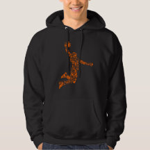 Mr. Hoddie with basketball player