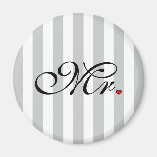 Mr. Husband Groom Click to Customize Colour Magnet