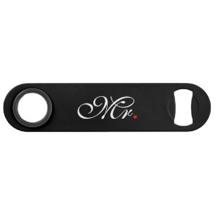 Mr. Husband Groom His Hers Newly Weds Bar Key