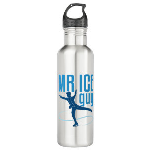 Mr Ice Guy Figure Skating Men Boys Skater 710 Ml Water Bottle