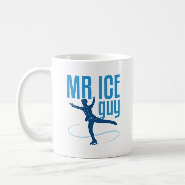 Mr Ice Guy Figure Skating Men Boys Skater Coffee Mug (Left)