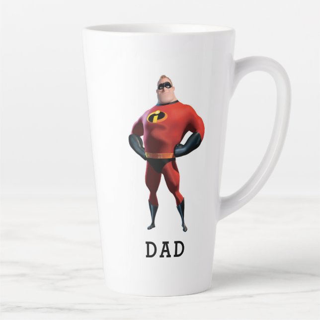Mr. Incredible Disney 4 Latte Mug (Right)