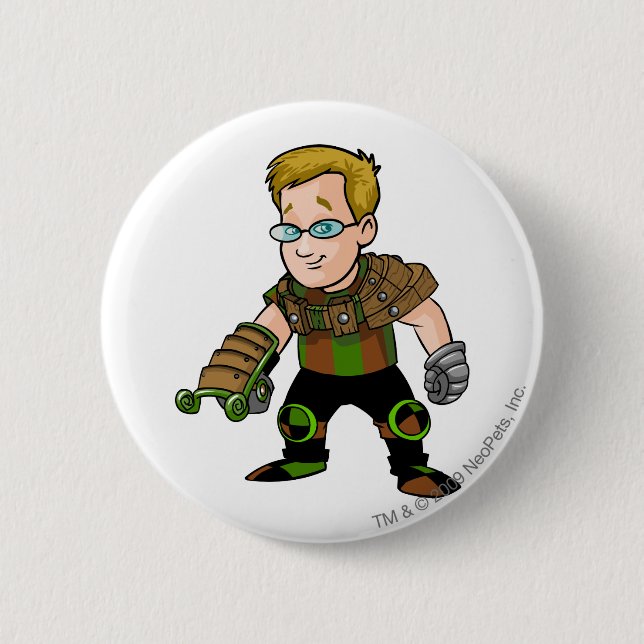 Mr. Insane Kiko Lake Staff Player 2 Inch Round Button (Front)