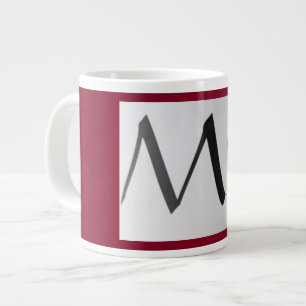 Mr. Jumbo Mug, Burgandy III Large Coffee Mug