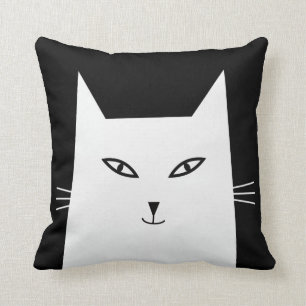 Mr.Katz series- Sheila. Customize-able background Throw Pillow