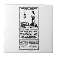 Mr Kite Poster on a Tile