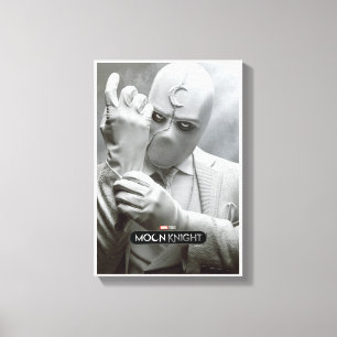 Mr. Knight Adjusting Glove Poster Art Canvas Print