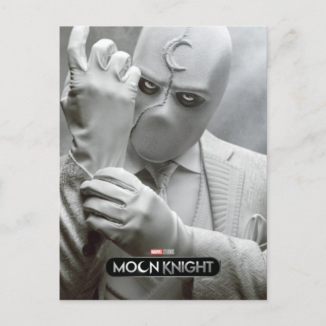 Mr. Knight Adjusting Glove Poster Art Postcard (Front)