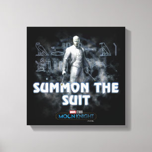 Mr. Knight - Summon The Suit Canvas Print