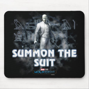 Mr. Knight - Summon The Suit Mouse Pad