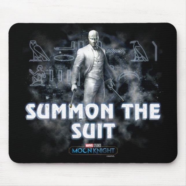 Mr. Knight - Summon The Suit Mouse Pad (Front)