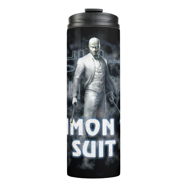 Mr. Knight - Summon The Suit Thermal Tumbler (Front)