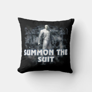 Mr. Knight - Summon The Suit Throw Pillow