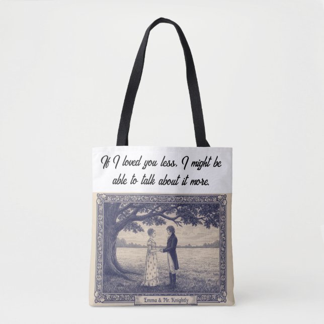 Mr. Knightley's declaration Tote Bag (Front)