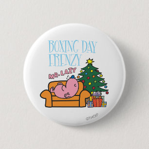 Mr. Lazy Resting On A Couch 2 Inch Round Button